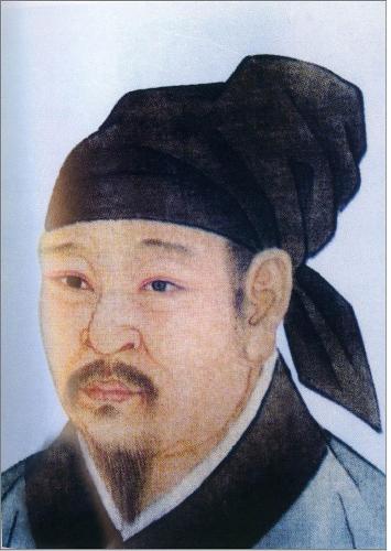 秦观画像秦观(1049年--1100年),字少游,一字太虚,号淮海居士,别号邗沟