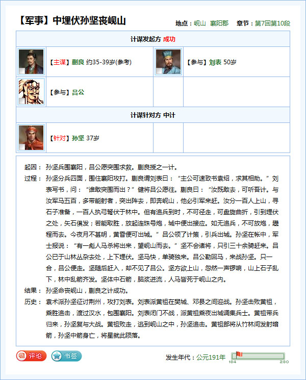 孙坚、孙策的相继兴起与被人刺杀