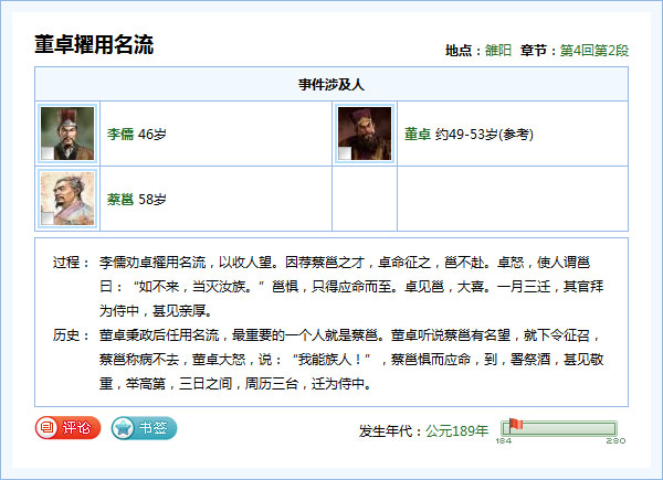 笑侃三国人物：蔡邕